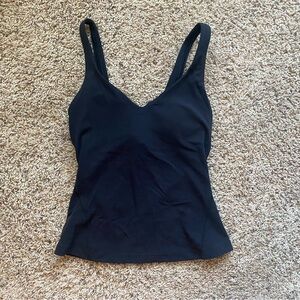Lululemon Align Waist Length Tank Top (Black)